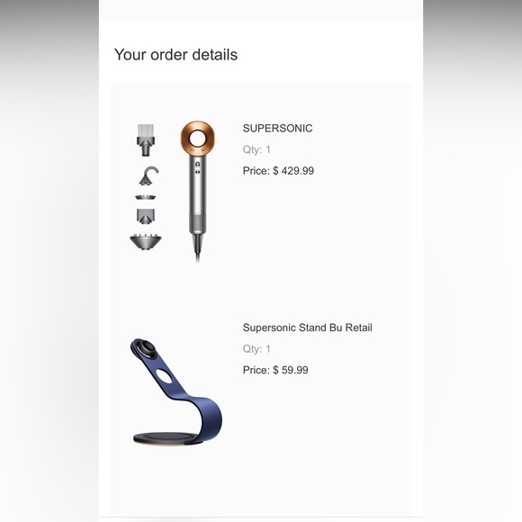 Dyson Hairdryer with stand - Picture 5 of 5